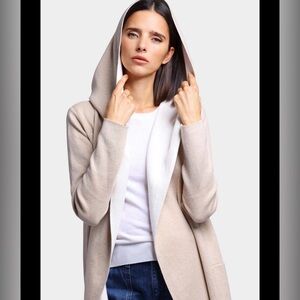 Sanctuary Tan Beige Collar Lapel Cardigan Very Soft Oversized Sweater Medium